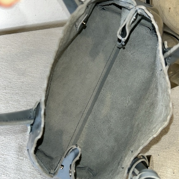 FURLA Top Handle Bag Leather with Silvertone Hardware - Picture 10 of 14